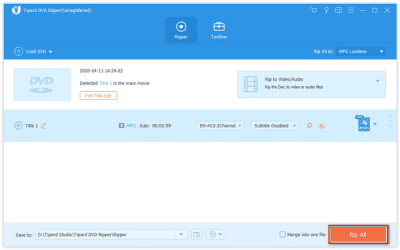 Capture d'écran de l'application Tipard DVD Ripper Standard - #3