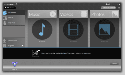 Capture d'écran de l'application ArcSoft Link+ - #3