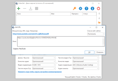 Capture d'écran de l'application VideoGet - #4