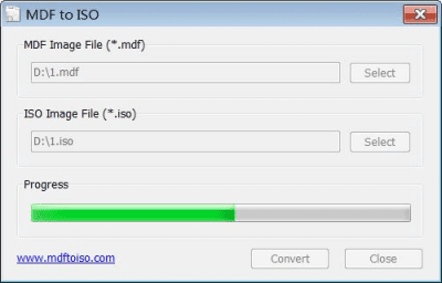 Capture d'écran de l'application MDF to ISO - #2