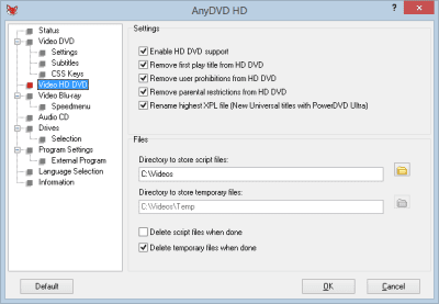 Capture d'écran de l'application AnyDVD HD - #8