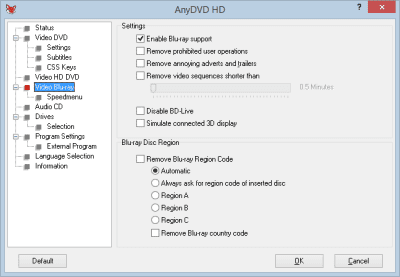 Capture d'écran de l'application AnyDVD HD - #9