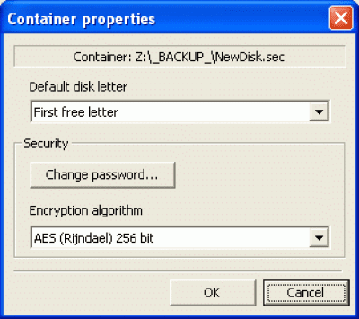 Capture d'écran de l'application SecretDrive - #3