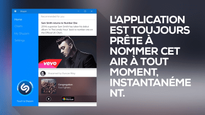 Capture d'écran de l'application Shazam - #1