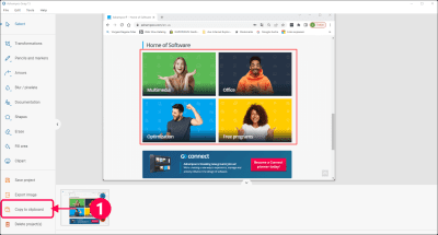 Capture d'écran de l'application Ashampoo Snap - #9