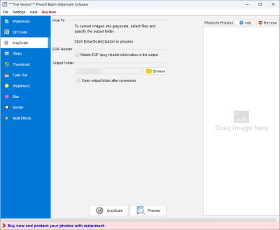 Capture d'écran de l'application PhotoX Batch Watermark Creator - #3