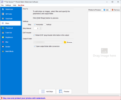 Capture d'écran de l'application PhotoX Batch Watermark Creator - #4