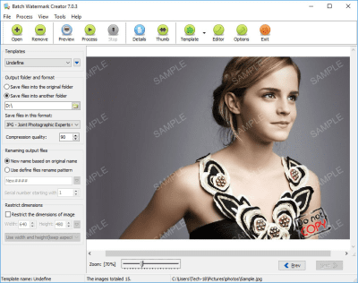 Capture d'écran de l'application Batch Watermark Creator - #4