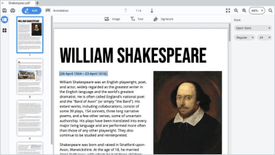 Capture d'écran de l'application Movavi PDFChef - #7