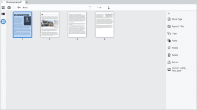 Capture d'écran de l'application Movavi PDFChef - #9