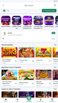 Capture d'écran de l'application BetWinner APK - #6