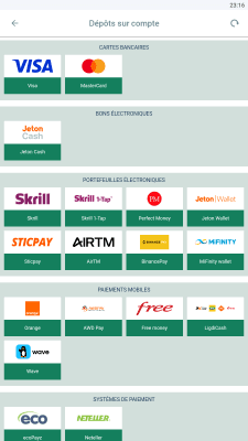 Capture d'écran de l'application BetWinner APK - #7