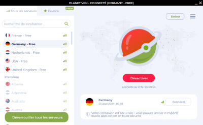 Capture d'écran de l'application Planet VPN - Free VPN Proxy - #2