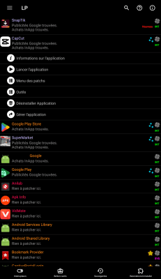 Capture d'écran de l'application Lucky Patcher - #3