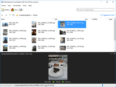 Capture d'écran de l'application Linux Reader - #5
