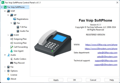 Capture d'écran de l'application Fax Voip Softphone - #2