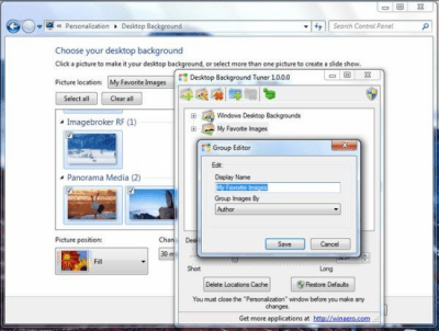 Capture d'écran de l'application Desktop Background Tuner - #2
