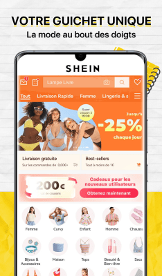 Capture d'écran de l'application SHEIN - vêtements et chaussures à la mode - #2