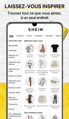 Capture d'écran de l'application SHEIN - vêtements et chaussures à la mode - #7