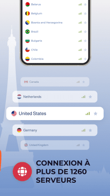 Capture d'écran de l'application Planet VPN - Free VPN Proxy - #4