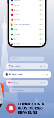 Capture d'écran de l'application Planet VPN - VPN gratuit - #4