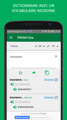 Capture d'écran de l'application Traducteur PROMT.One - #6