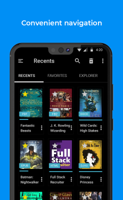 Capture d'écran de l'application FullReader - #1