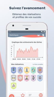 Capture d'écran de l'application Tusk : gestionnaire flexible de tâches et d'habitudes - #3