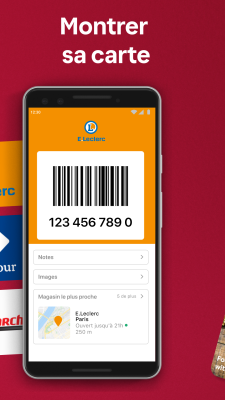 Capture d'écran de l'application Stocard - cartes clients - #3