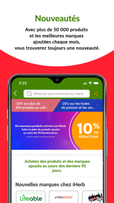 Capture d'écran de l'application iHerb - #2