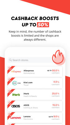 Capture d'écran de l'application LetyShops - Cashback sur les achats - #4