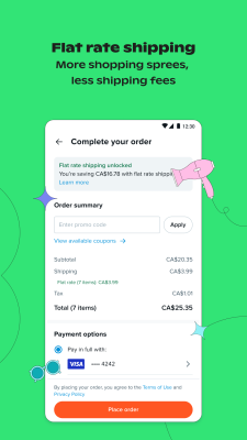 Capture d'écran de l'application Wish: Shoppez et économisez - #4