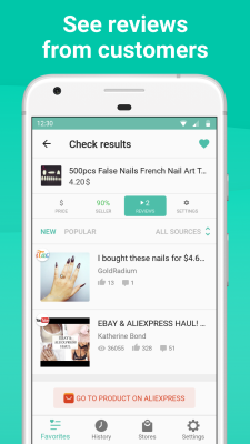 Capture d'écran de l'application AliTools pour AliExpress - #3