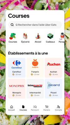 Capture d'écran de l'application UberEATS : livraison de nourriture rapide - #4
