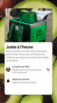 Capture d'écran de l'application UberEATS : livraison de nourriture rapide - #6