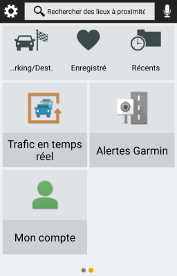 Capture d'écran de l'application Garmin Smartphone Link - #3
