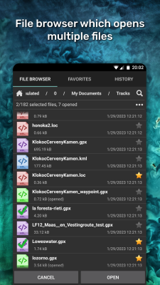 Capture d'écran de l'application GPX Viewer - #8