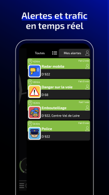Capture d'écran de l'application Radarbot: Détecteur de Radars - #4