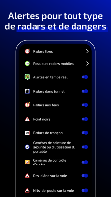 Capture d'écran de l'application Radarbot: Détecteur de Radars - #8
