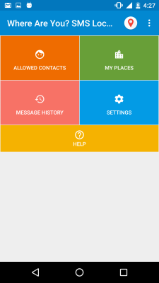 Capture d'écran de l'application Où es-tu ? (localisateur de textos) - #5