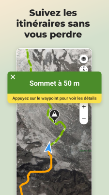 Capture d'écran de l'application Wikiloc Navigation GPS pour l'extérieur - #2