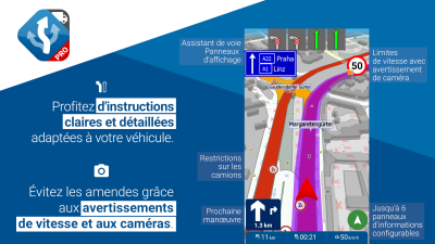 Capture d'écran de l'application MapFactor Navigator Truck Pro - #3