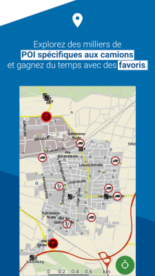 Capture d'écran de l'application MapFactor Navigator Truck Pro - #6