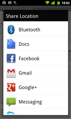 Capture d'écran de l'application Current GPS Location - #3