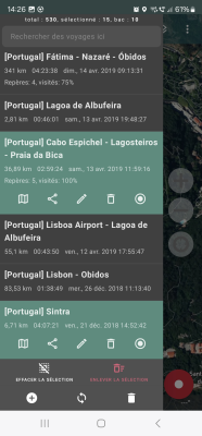 Capture d'écran de l'application Geo Tracker - GPS tracker - #7