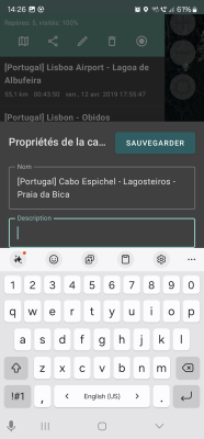 Capture d'écran de l'application Geo Tracker - GPS tracker - #8