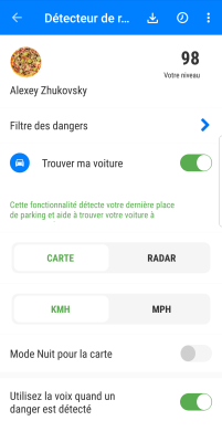 Capture d'écran de l'application Détecteur de radar - #1