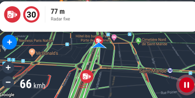 Capture d'écran de l'application Détecteur de radar - #3