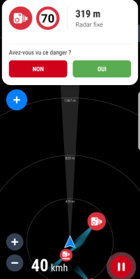 Capture d'écran de l'application Détecteur de radar - #4