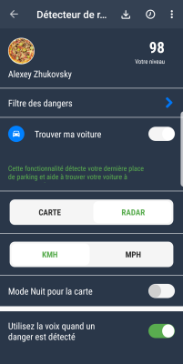 Capture d'écran de l'application Détecteur de radar - #5